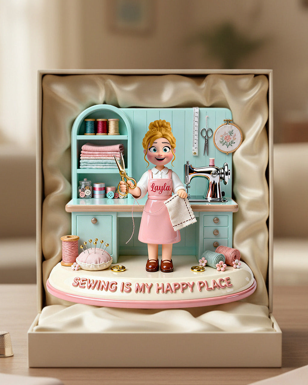 Sewing Room Acrylic Plaque - Personalized Gifts For Sewing Lovers 05pgmg120226