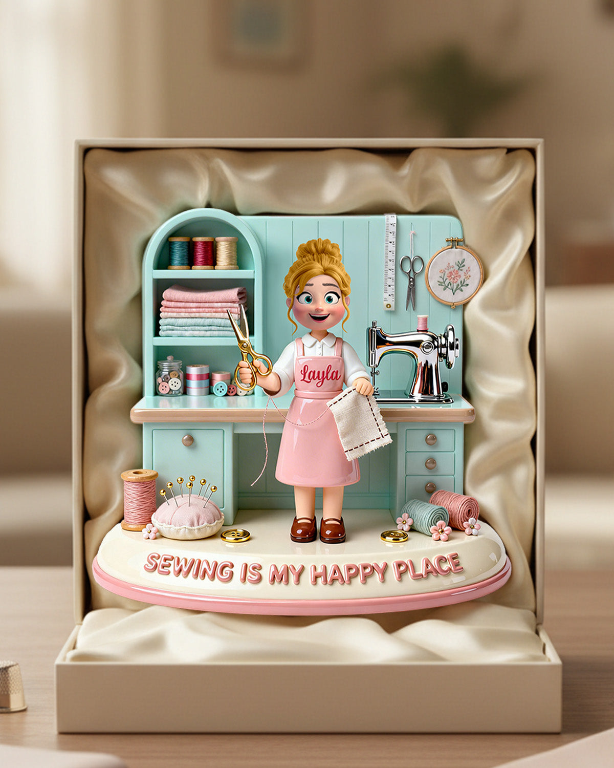 Sewing Room Acrylic Plaque - Personalized Gifts For Sewing Lovers 05pgmg120226
