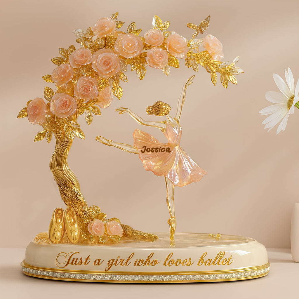 Dreamy Ballet Girl Acrylic Plaque - Personalized Gifts For Ballerina 03QHLU080725