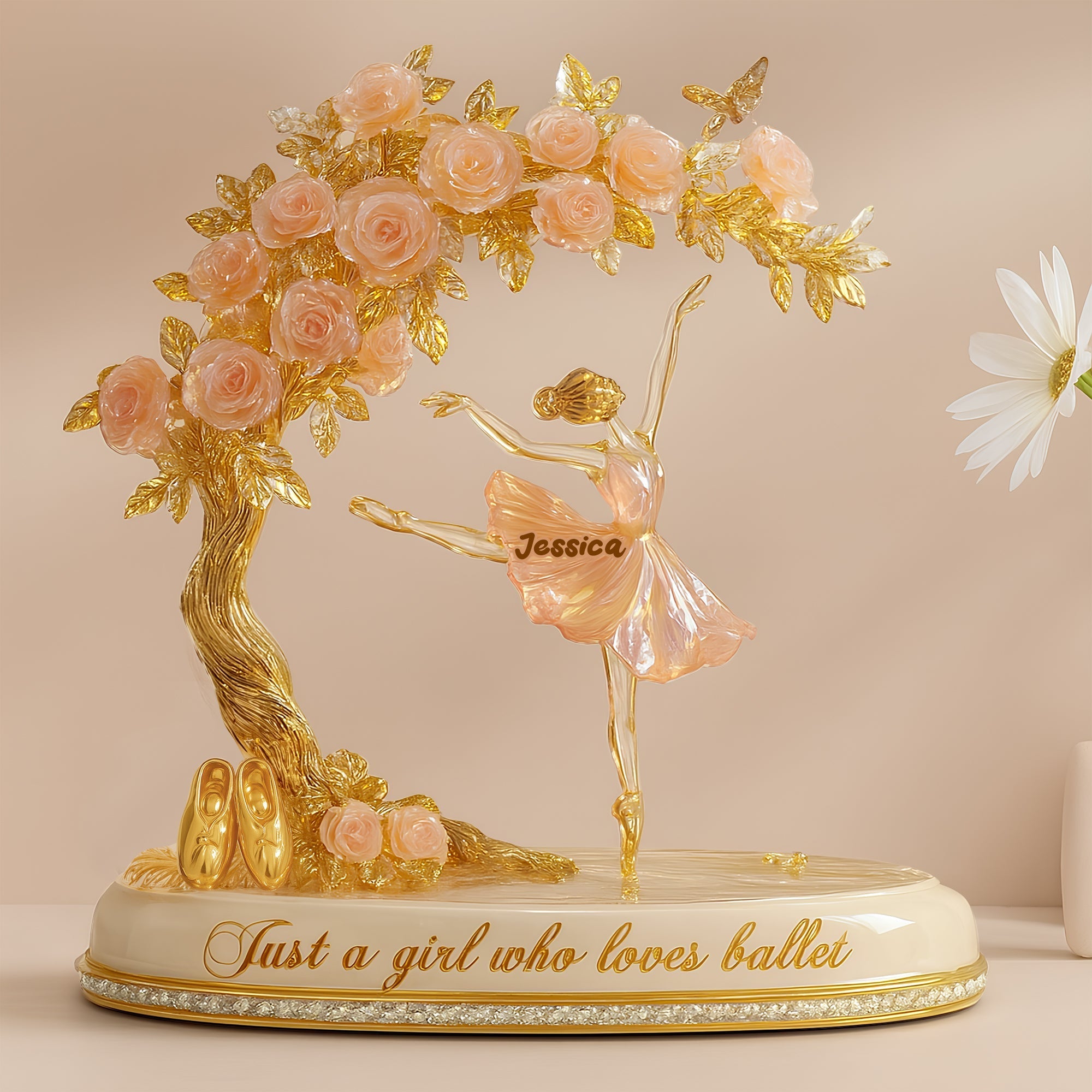 Dreamy Ballet Girl Acrylic Plaque - Personalized Gifts For Ballerina 03QHLU080725