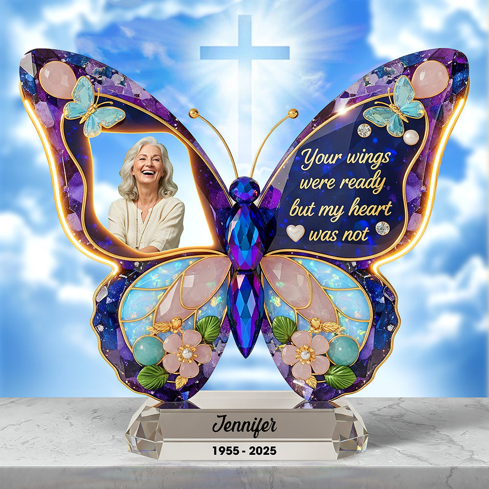 Memorial Acrylic Plaque - Custom Photo Gifts For Heaven 02naqn270525
