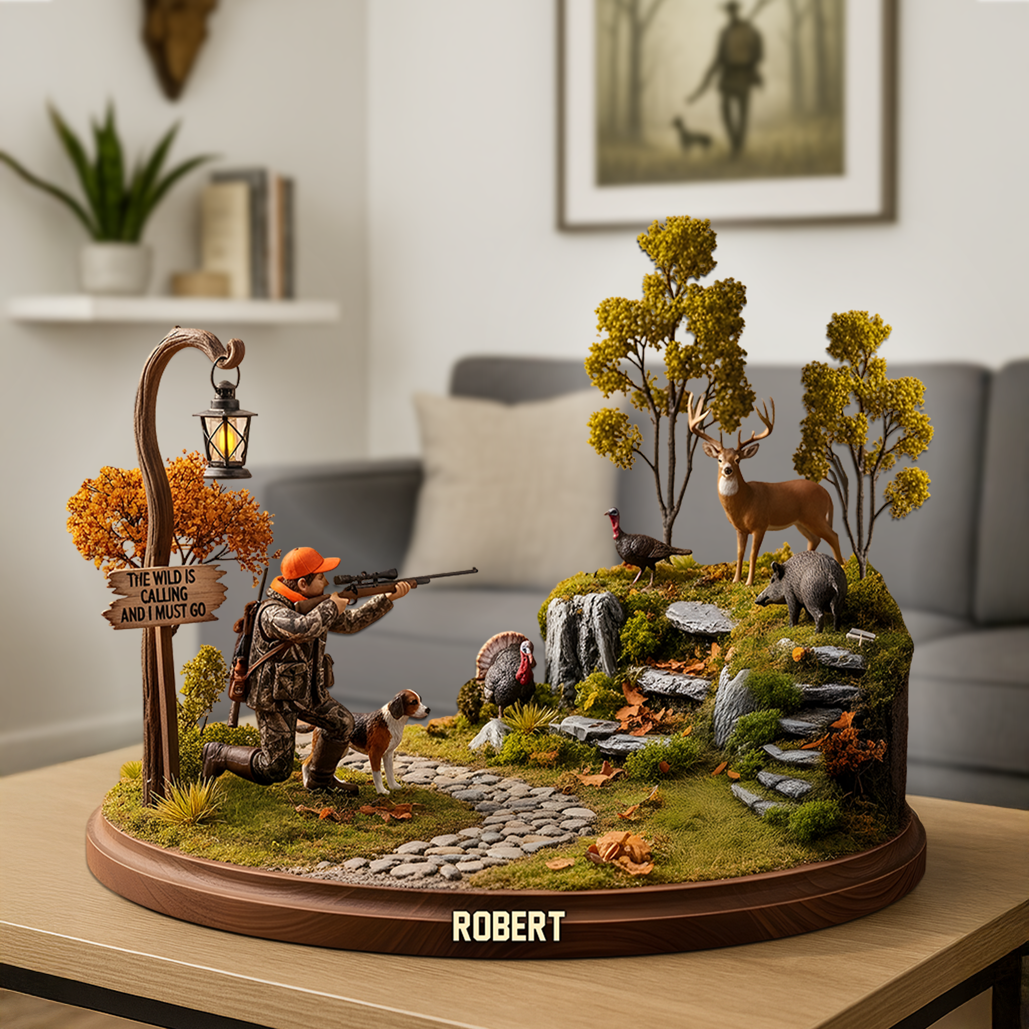 Hunting Acrylic Plaque - Personalized Gifts For Hunter 02TOPU040725