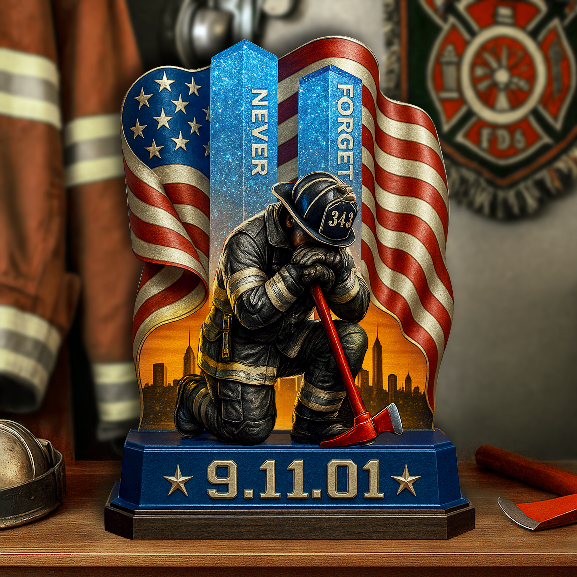 911 Memorial Acrylic Plaque - Personalized Gifts For Memorial 03TOLU300725