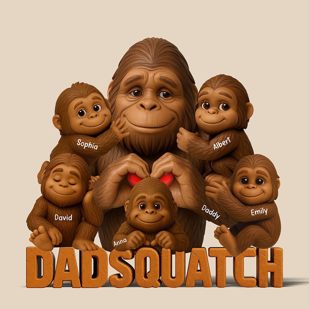 Dadsquatch Acrylic Plaque - Personalized Gifts For Dad 04naqn170525
