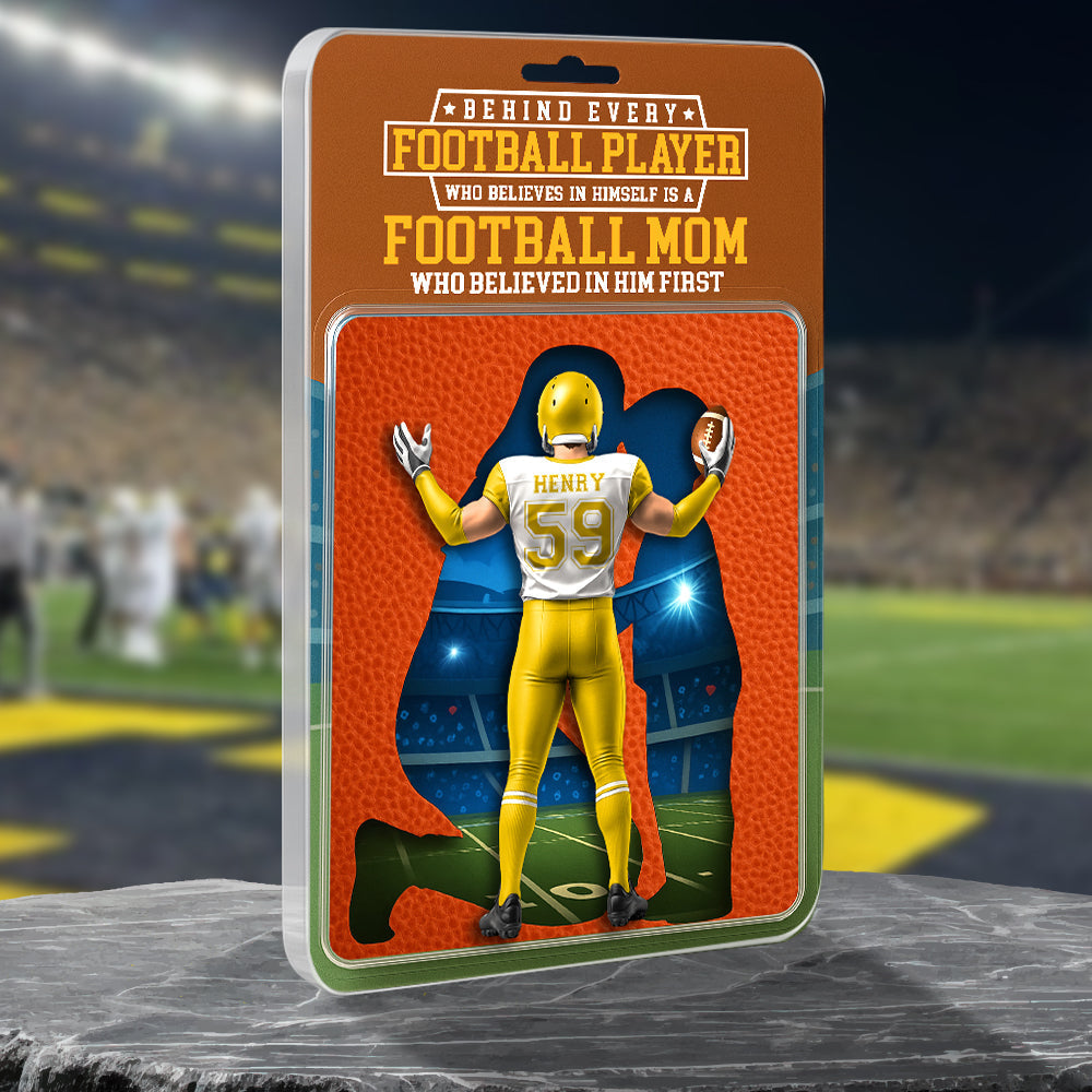 American Football Mom Acrylic Plaque - Personalized Gifts For Mother 012OHDT280425