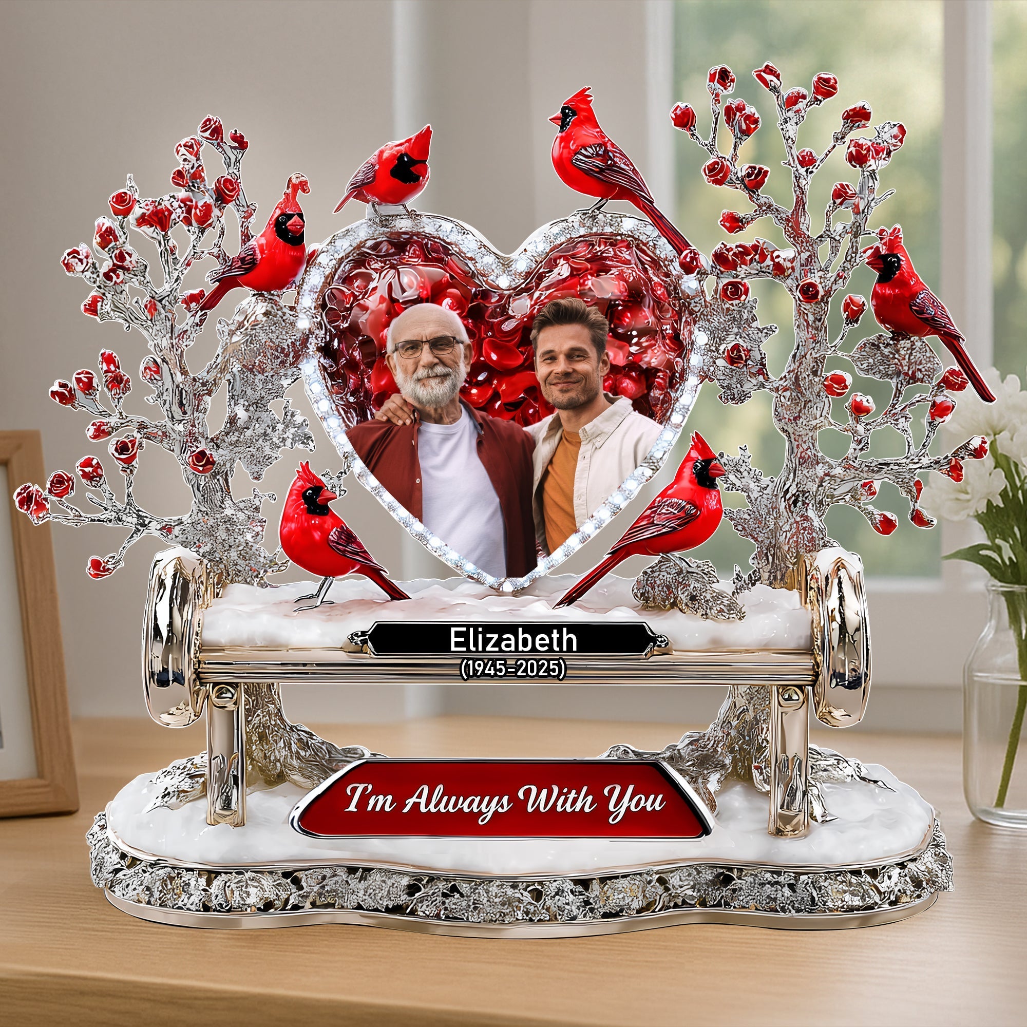 I'm Always With You Acrylic Plaque - Memorial Custom Photo Gift For Heaven 04TGLU090625