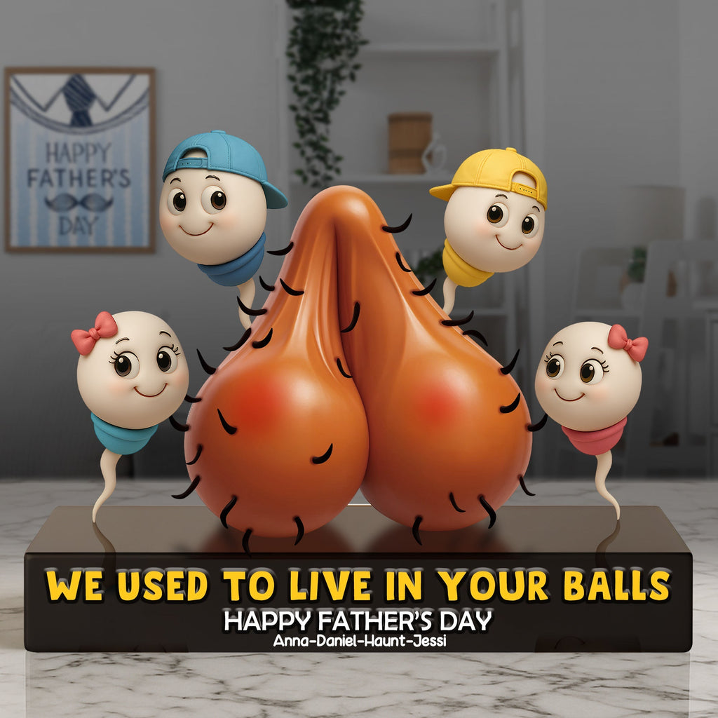 Funny Dad Acrylic Plaque - Personalized Christmas Gifts For Dad 02OHLU250425