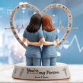 Festive Nurse Friends Acrylic Plaque – Custom Christmas Gifts For Besties 03qhlu200525