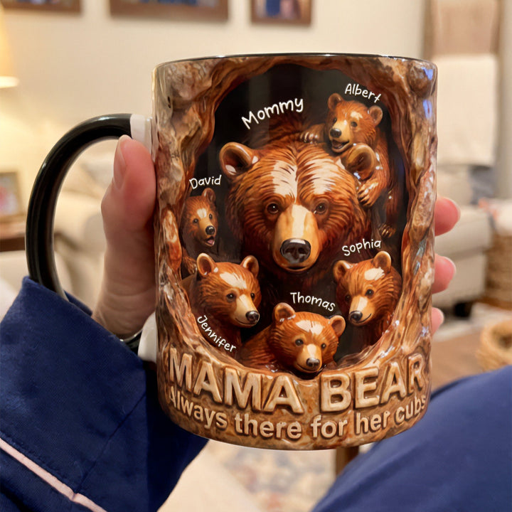 Mama Bear Cozy Nest Coffee Mug, Personalized Gifts For Mom 02qhqn280126