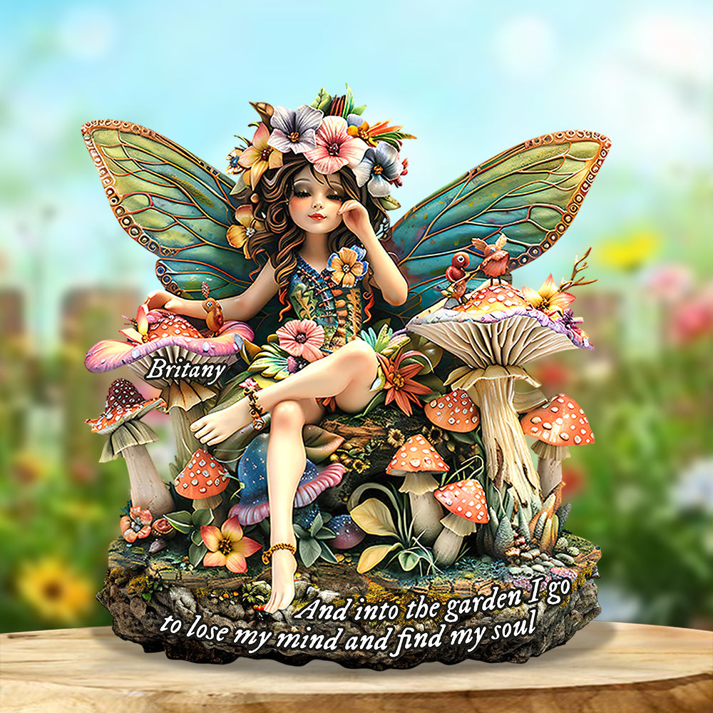 Garden Fairy Acrylic Plaque Personalized Gifts For Garden Girl 01qhdt270525