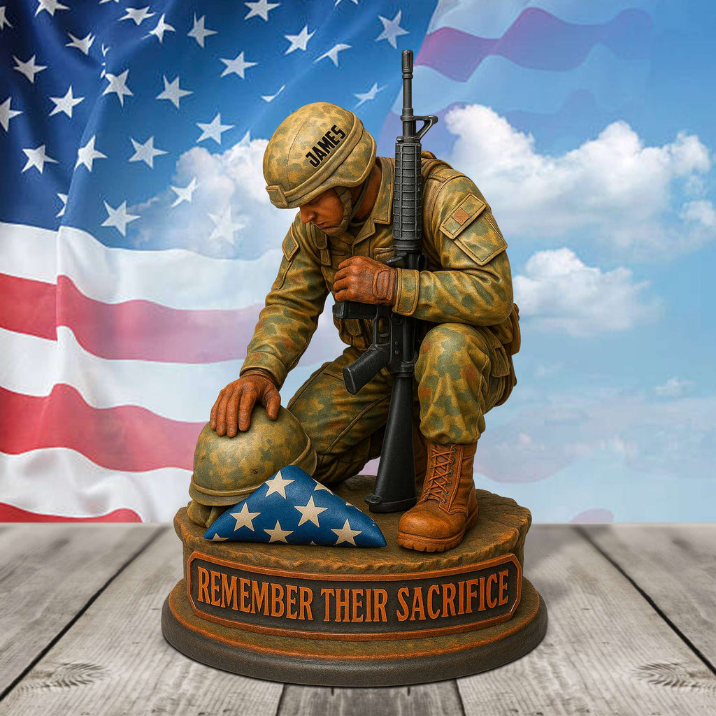 Remember Sacrifice Acrylic Plaque Personalized Gifts For Veteran 05TOTN300525