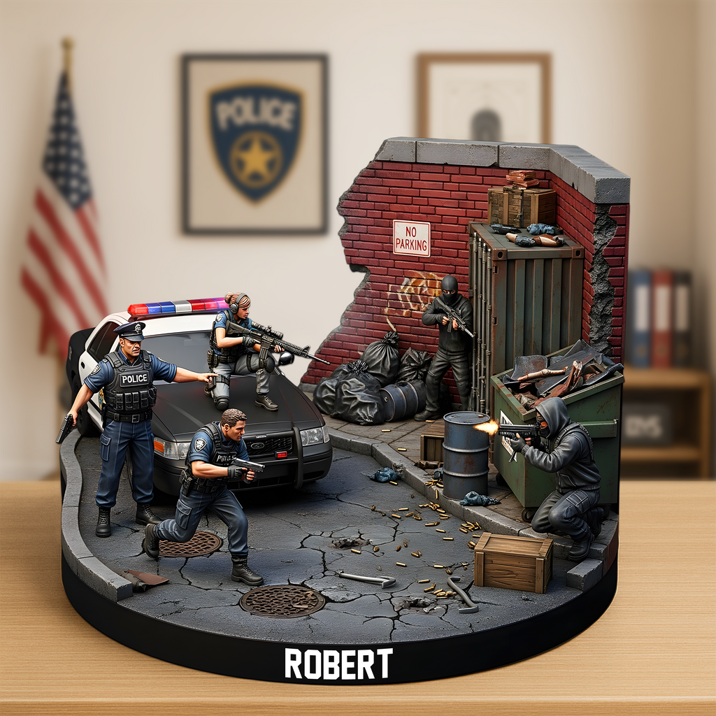 Police Acrylic Plaque - Personalized Gifts For Police Officer 01TOPU070725