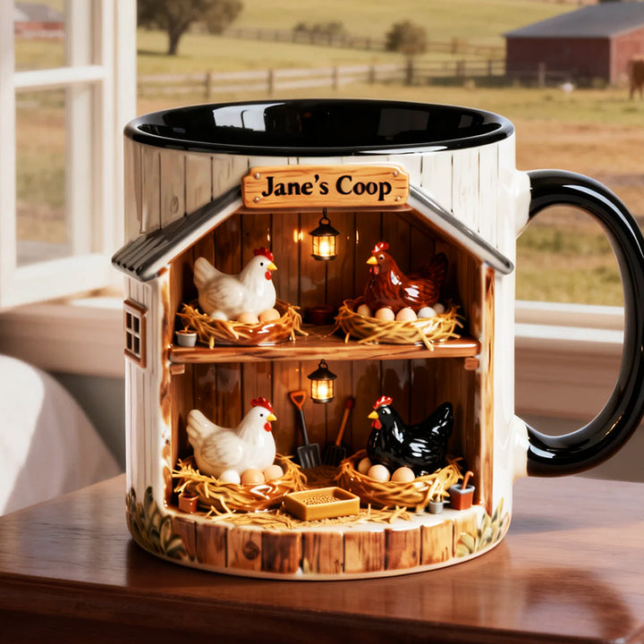 Chicken Farm Coffee Mug - Personalized Gifts For Farmer 02ohta311225