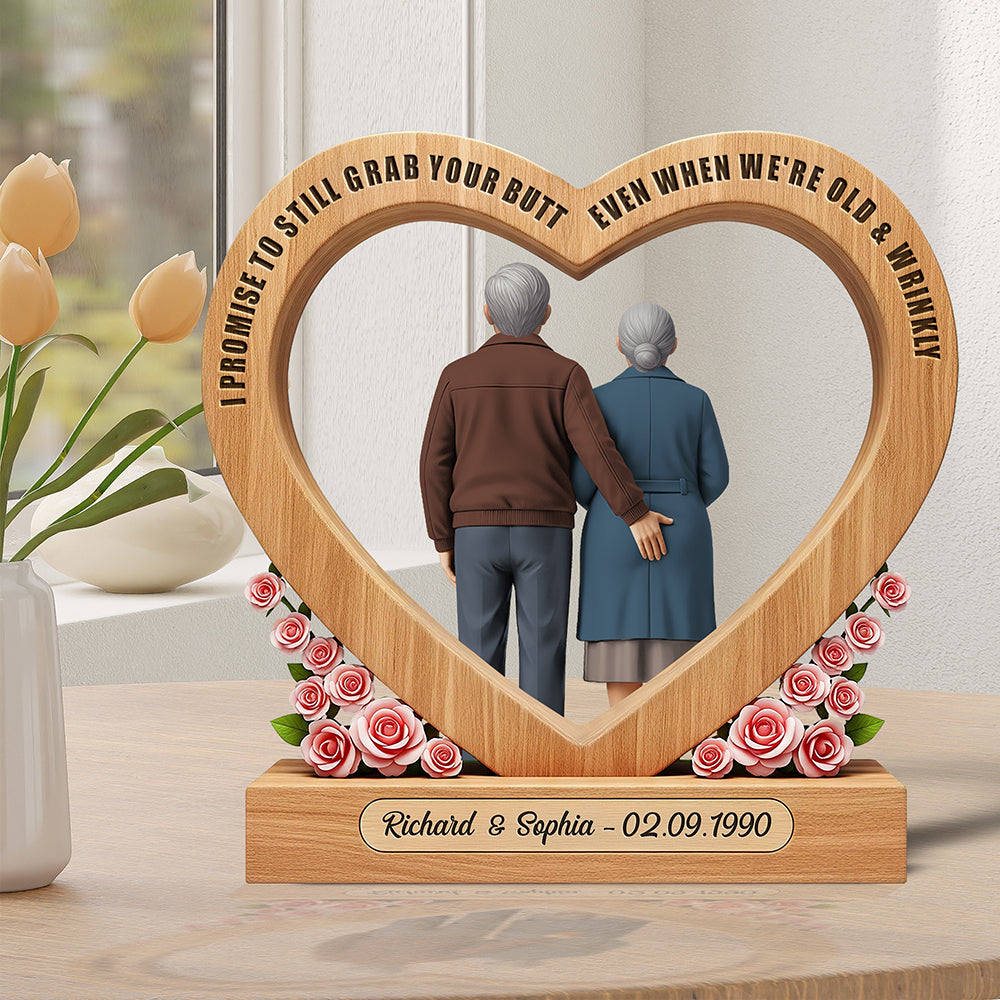 Old Couple Acrylic Plaque - Personalized Gifts For Couple 04ohqn290525