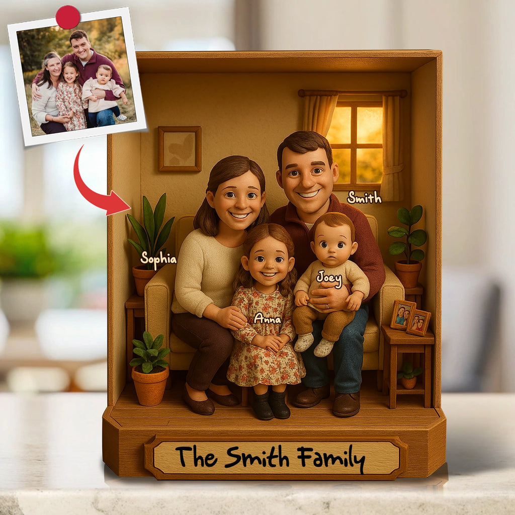 Personalized Custom Photo Gifts For Family Acrylic Plaque 02XQLU100425