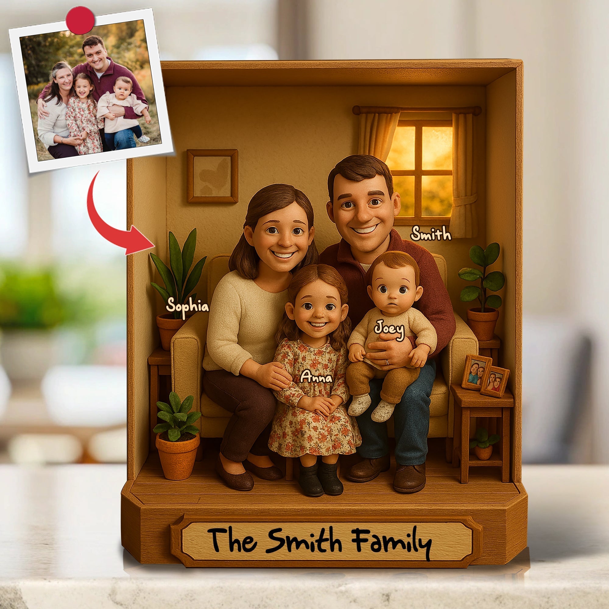 Personalized Custom Photo Gifts For Family Acrylic Plaque 02XQLU100425