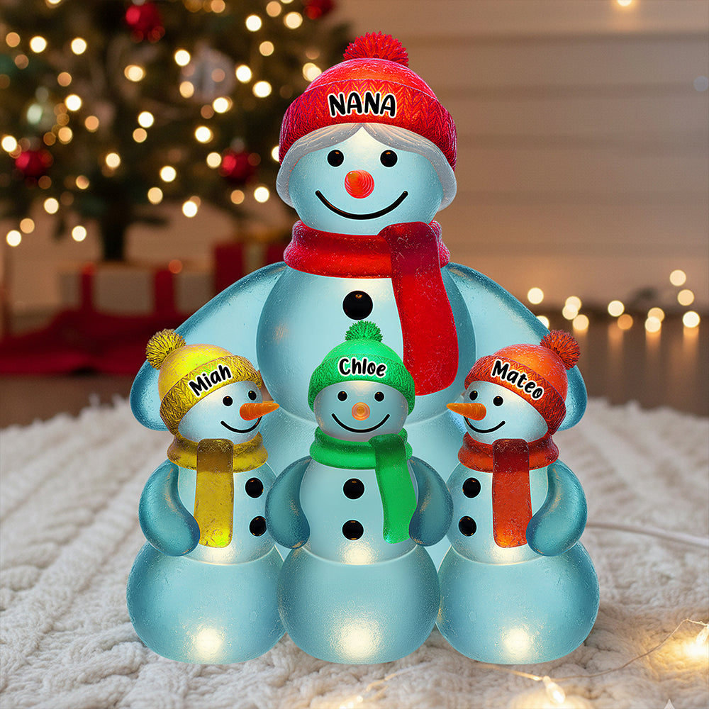 Snowman Grandma Christmas Acrylic Plaque Personalized Gifts For Grandma 02NADT281025