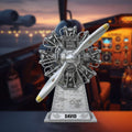 Radial Airplane Engine Acrylic Plaque - Personalized Gifts For Pilot 02OHTN090625