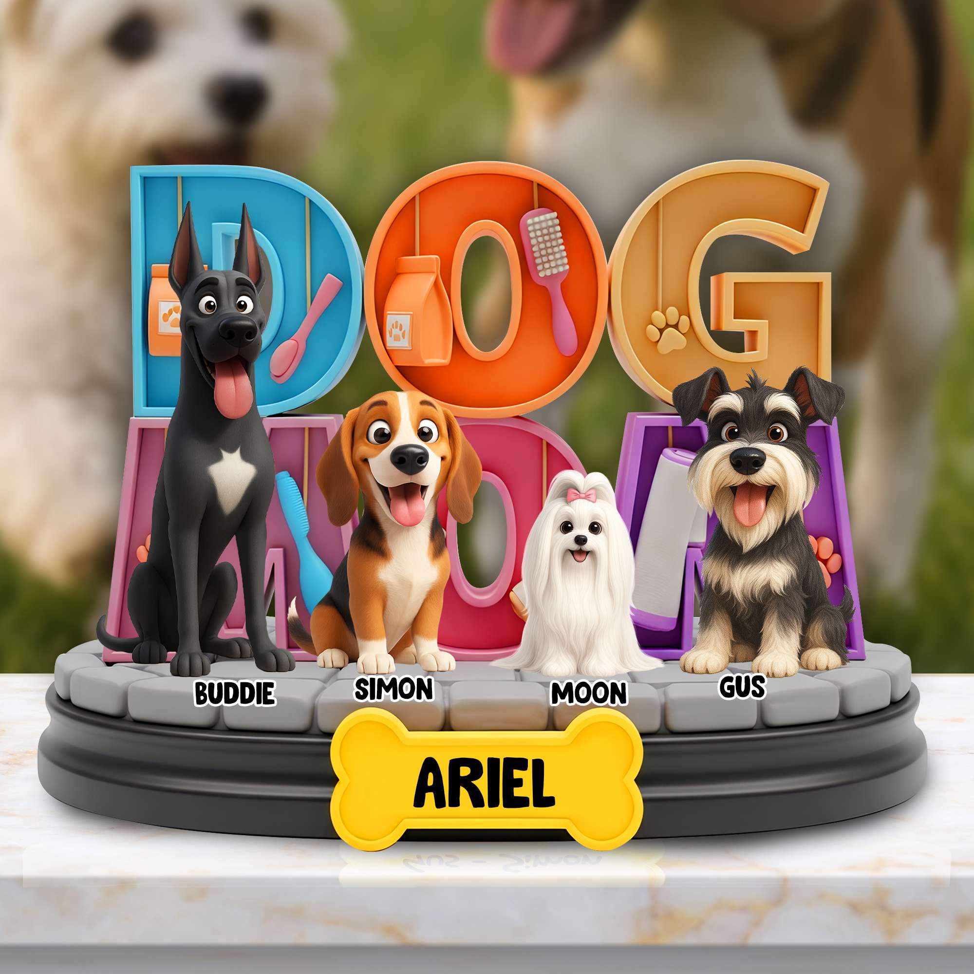 Adorable Dog Acrylic Plaque - Personalized Gifts For Dog Lovers 06TGLU260625