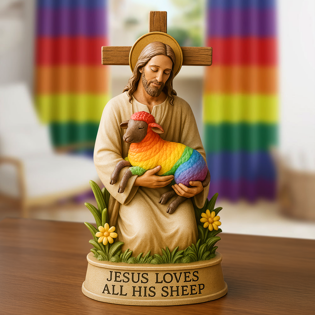LGBT Jesus Support Plaque Gifts For LGBT 01hupu130525