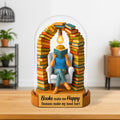 Reading Book Plaque - Personalized Gifts For Book Lovers 05hutn050625