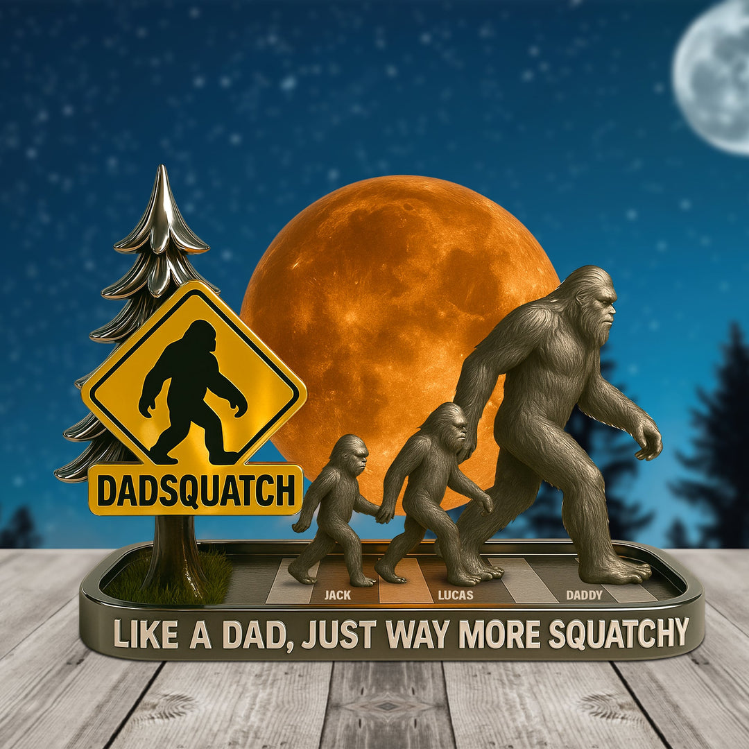 Bigfoot Plaque Personalized Gifts For Dad 03tgtn030525