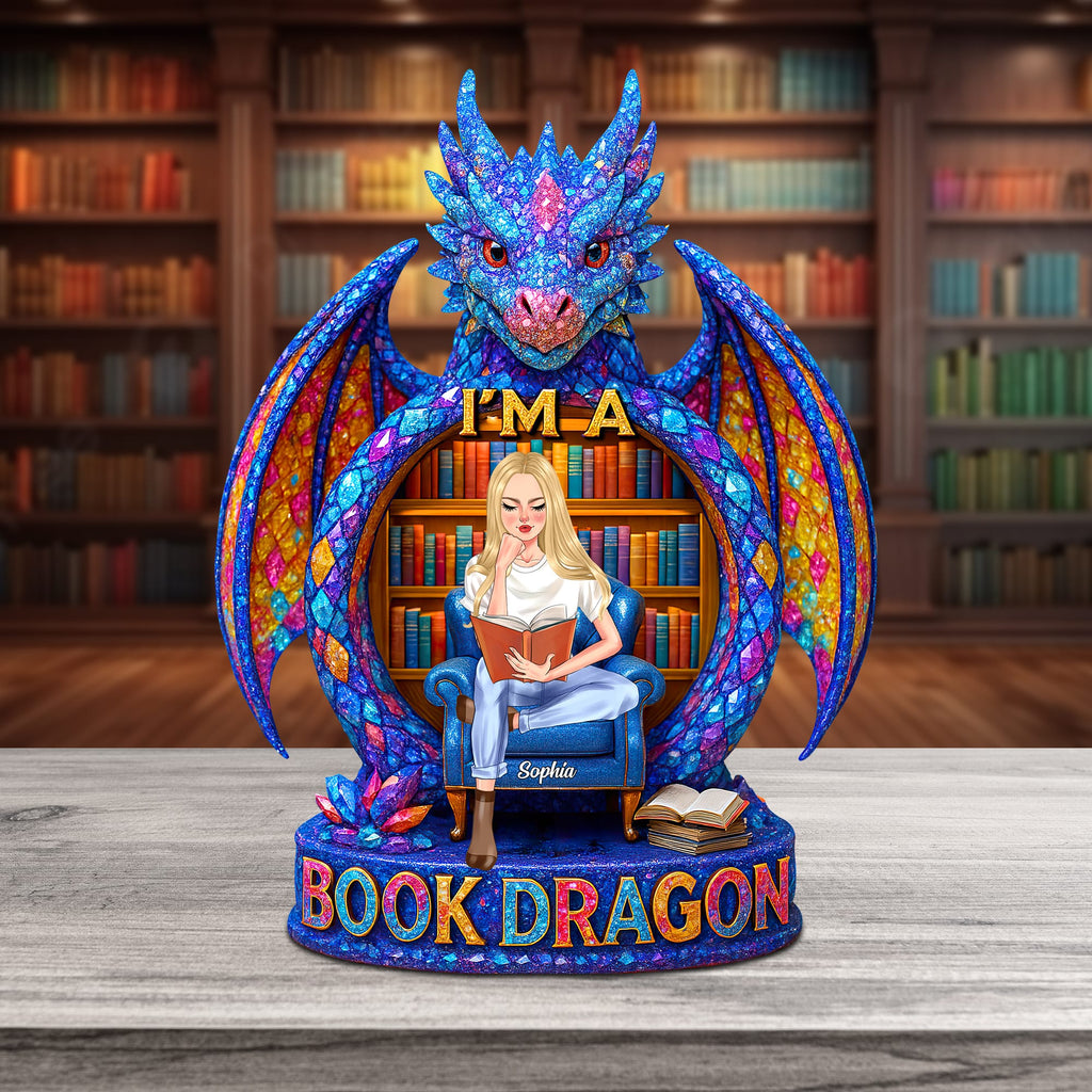Book Lovers Plaque - Personalized Gifts For Book Lovers 01hutn140525tm
