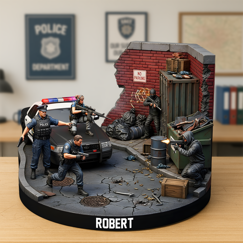 Police Acrylic Plaque - Personalized Gifts For Police Officer 01TOPU070725