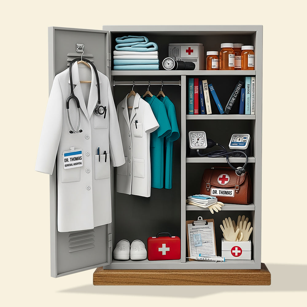 Doctor Personal Locker Acrylic Plaque - Personalized Gifts For Doctor 01qhdt070625