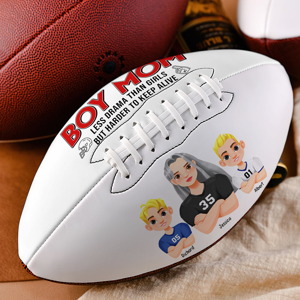 Personalized Gift For Mom American Football Mother's Day Football Mom 02ACQN060425HG