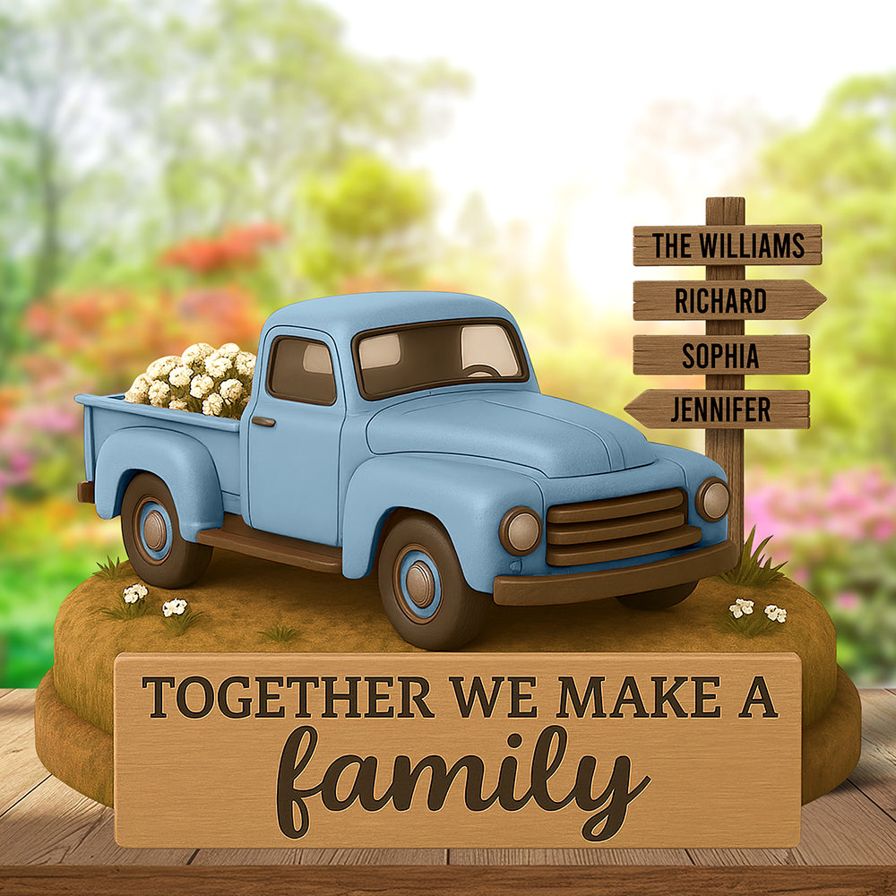Farmer Family Acrylic Plaque Personalized Gifts For Family 01NAQN170525