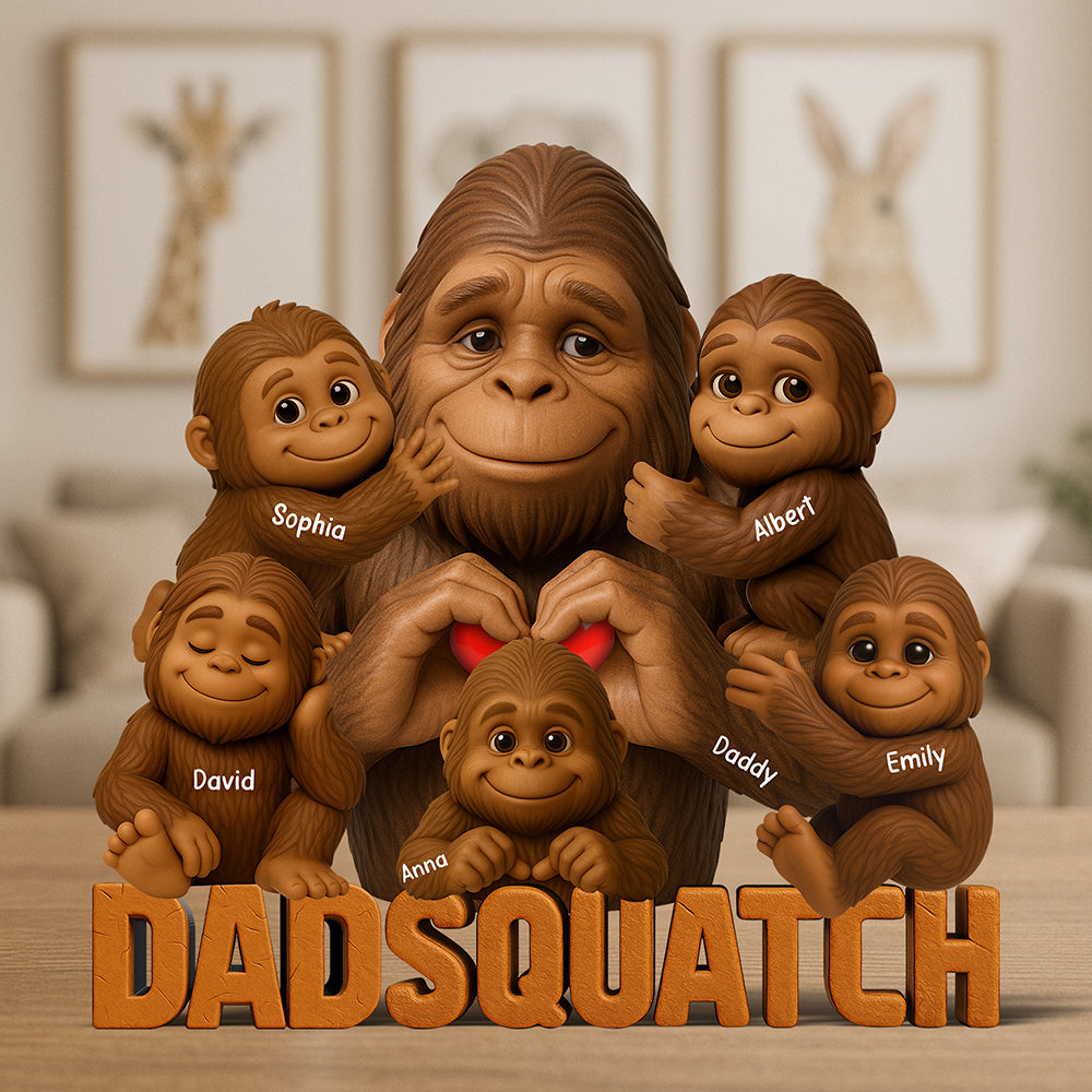Dadsquatch Acrylic Plaque - Personalized Gifts For Dad 04naqn170525