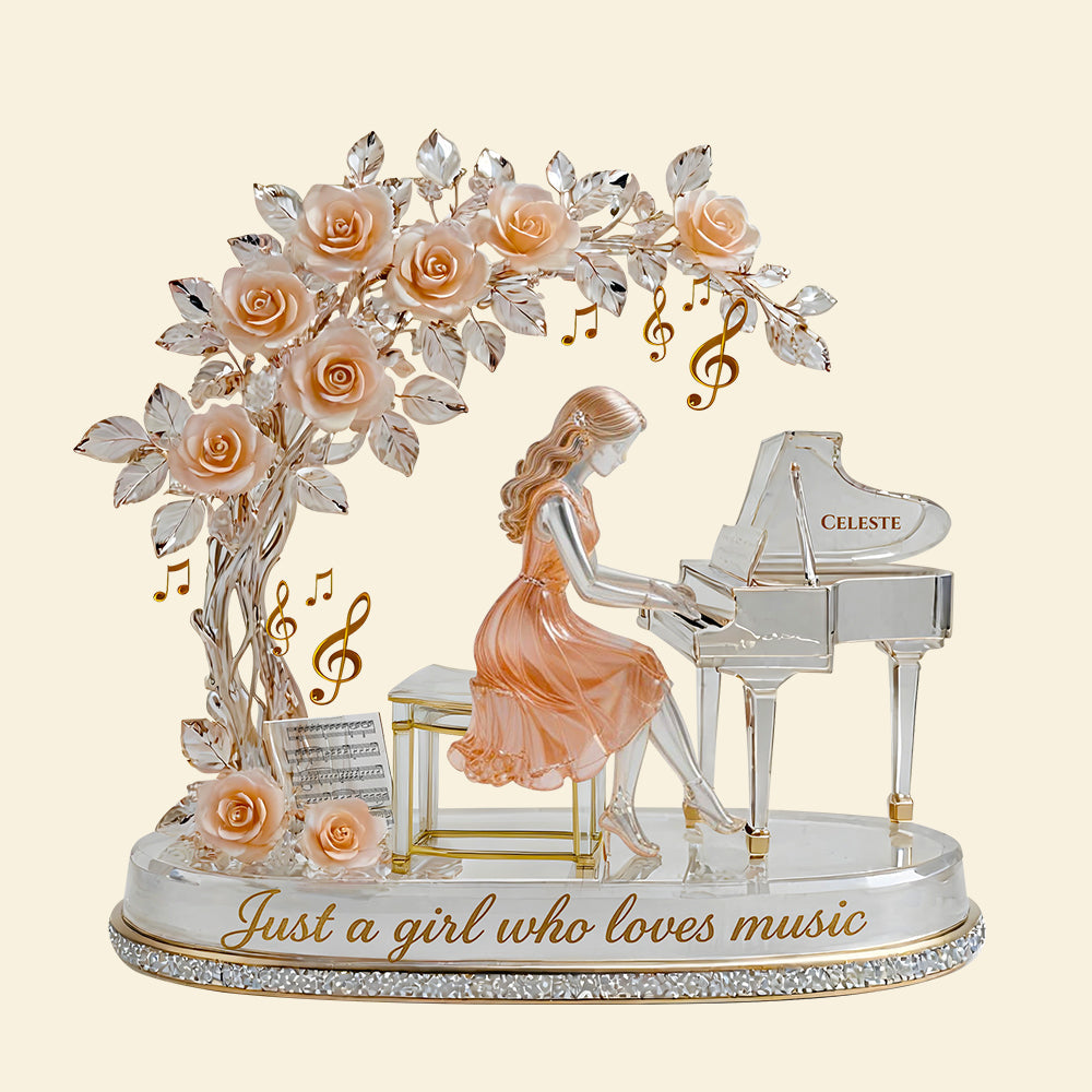 Holiday Harmony Piano Plaque – Personalized Xmas Gifts For Her 01QHDT090725