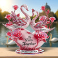 Swan Couple Plaque - Personalized Gifts For Couple 04tgqn300525