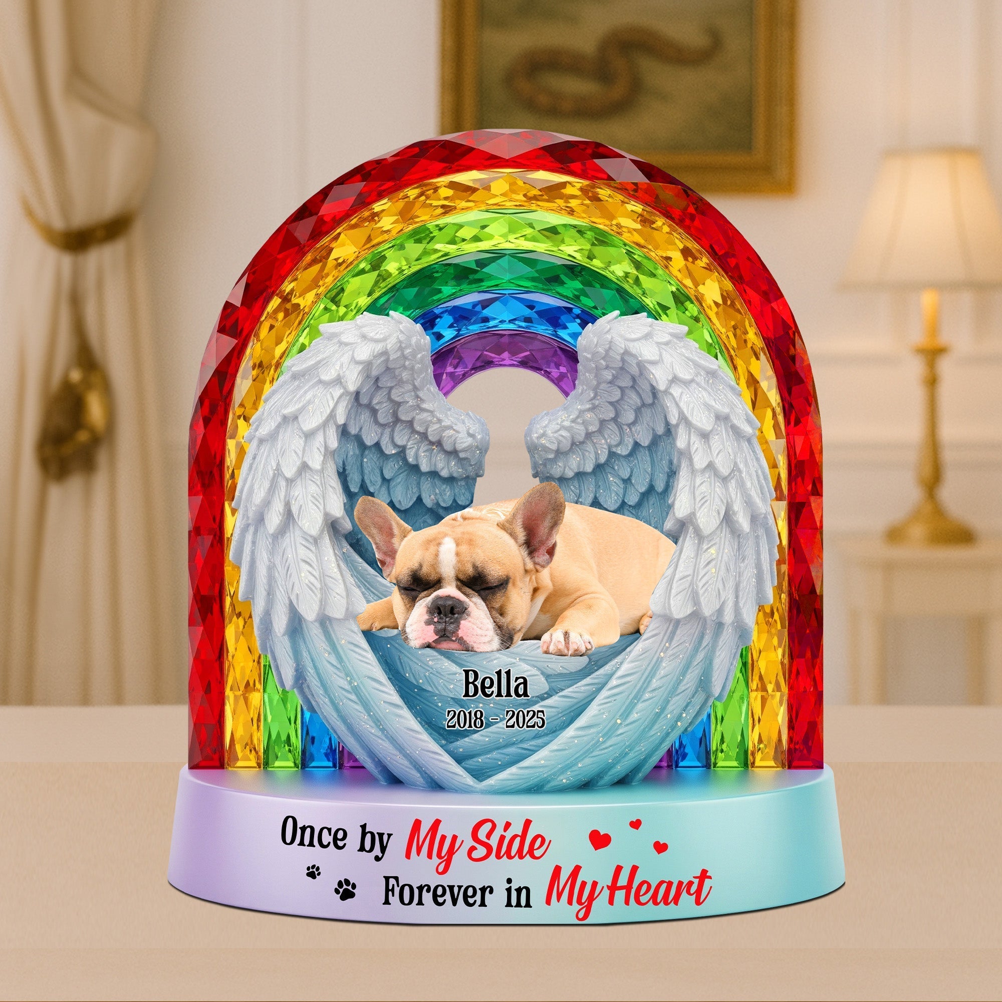 Memorial Dog Plaque - Custom Photo Gifts For Dog Lovers 01natn050625