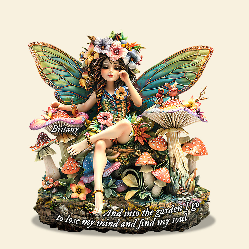 Garden Fairy Acrylic Plaque Personalized Gifts For Garden Girl 01qhdt270525