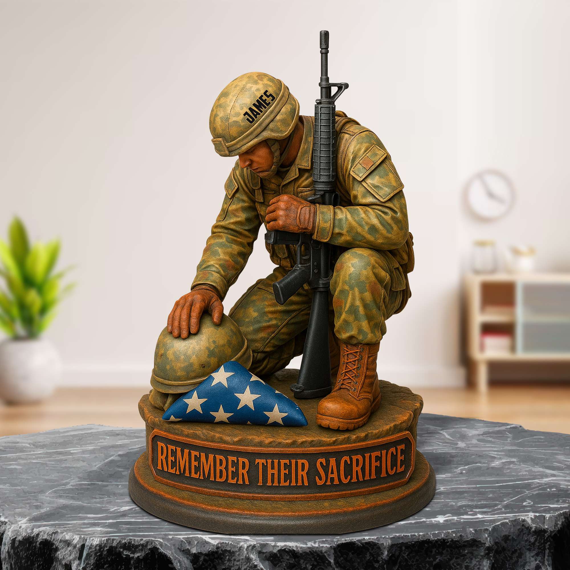 Remember Sacrifice Acrylic Plaque Personalized Gifts For Veteran 05TOTN300525