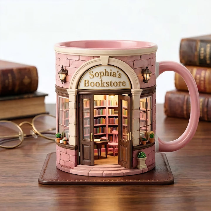 Custom Bookstore Mug - Personalized Coffee Mug - Book Lover Gifts