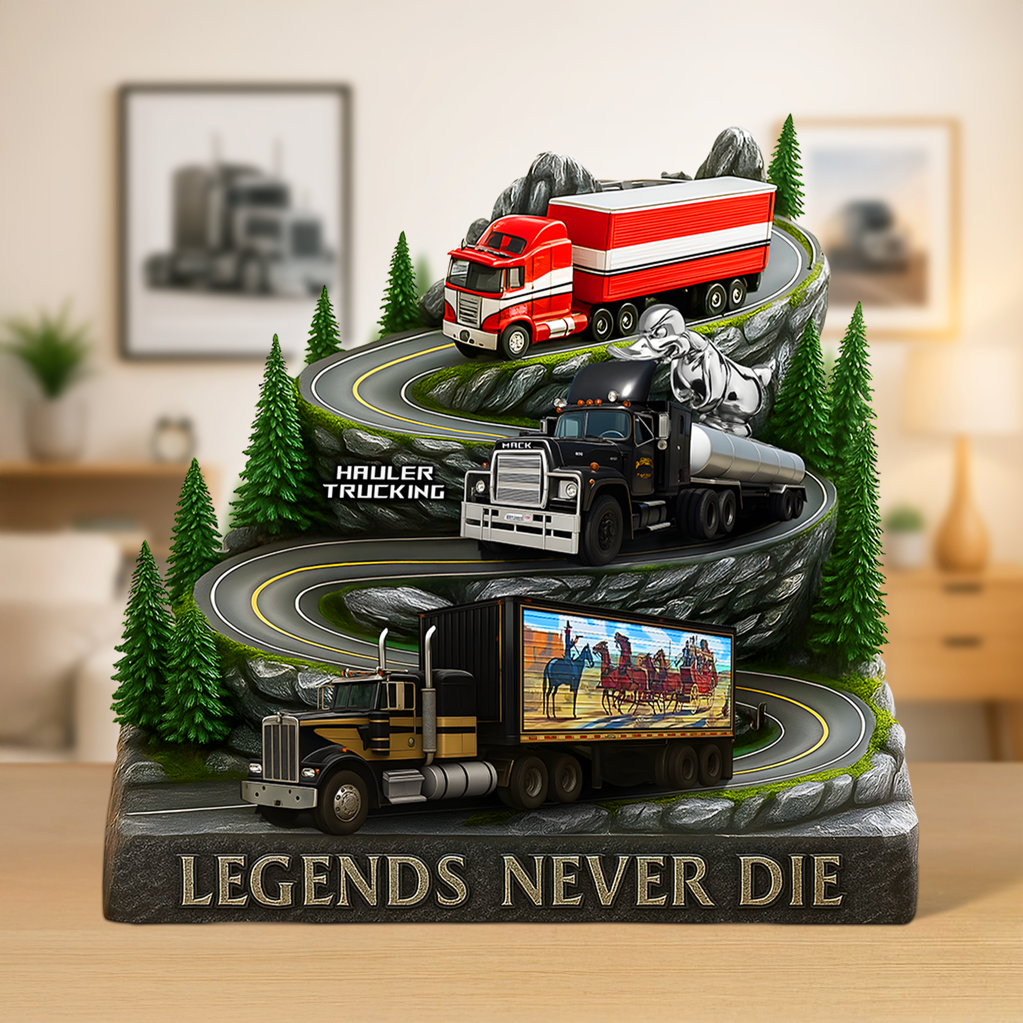 Classic Truck Movie Acrylic Plaque - Personalized Gifts For Trucker 03qhpu140625