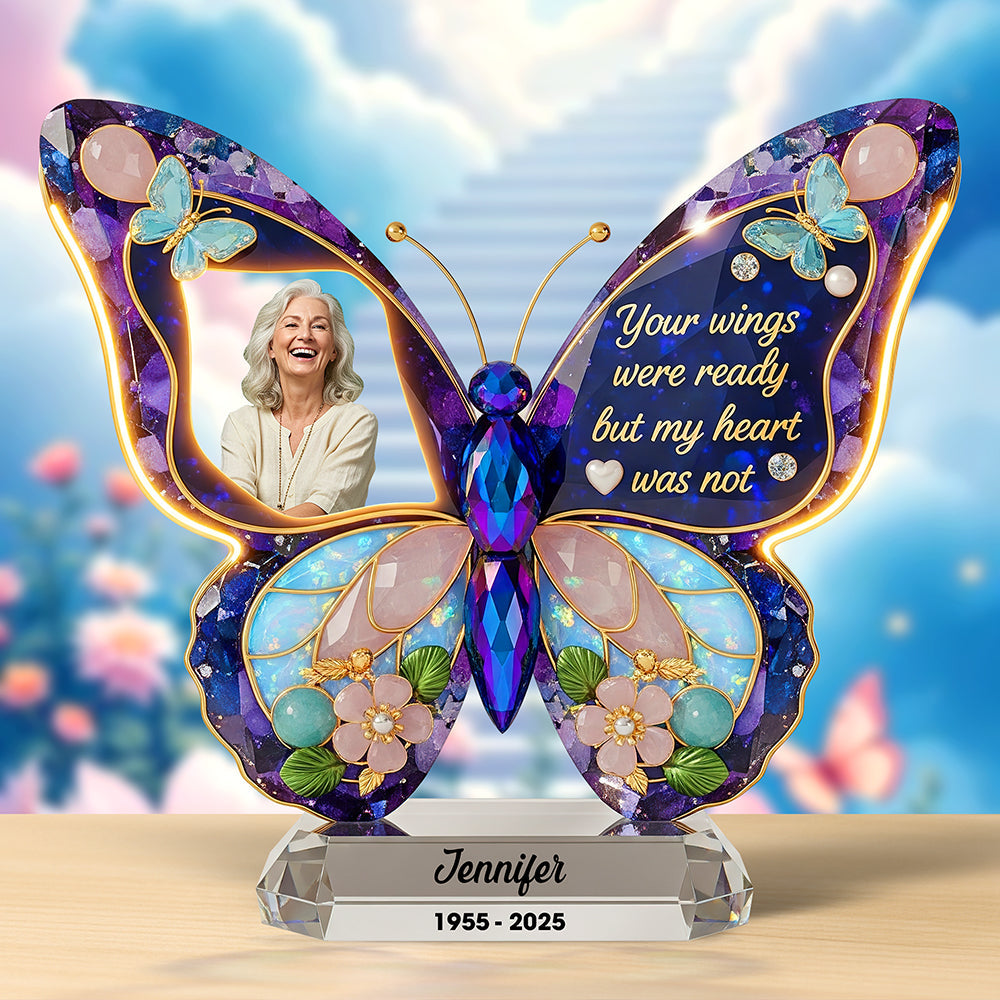 Memorial Acrylic Plaque - Custom Photo Gifts For Heaven 02naqn270525