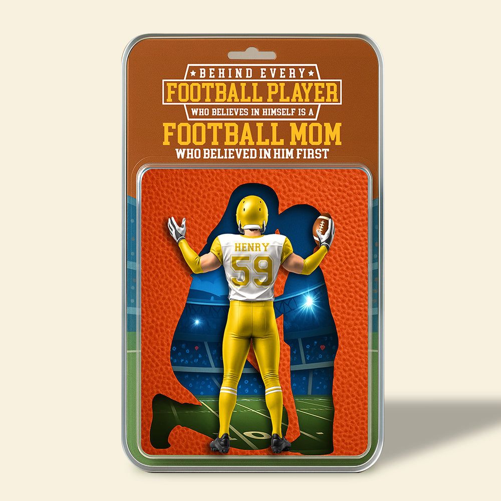 American Football Mom Acrylic Plaque - Personalized Gifts For Mother 012OHDT280425