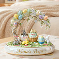 Cute Rabbit Under Easter Tree, Personalized Gifts For Grandma & Other Family Members 01qhmg300126