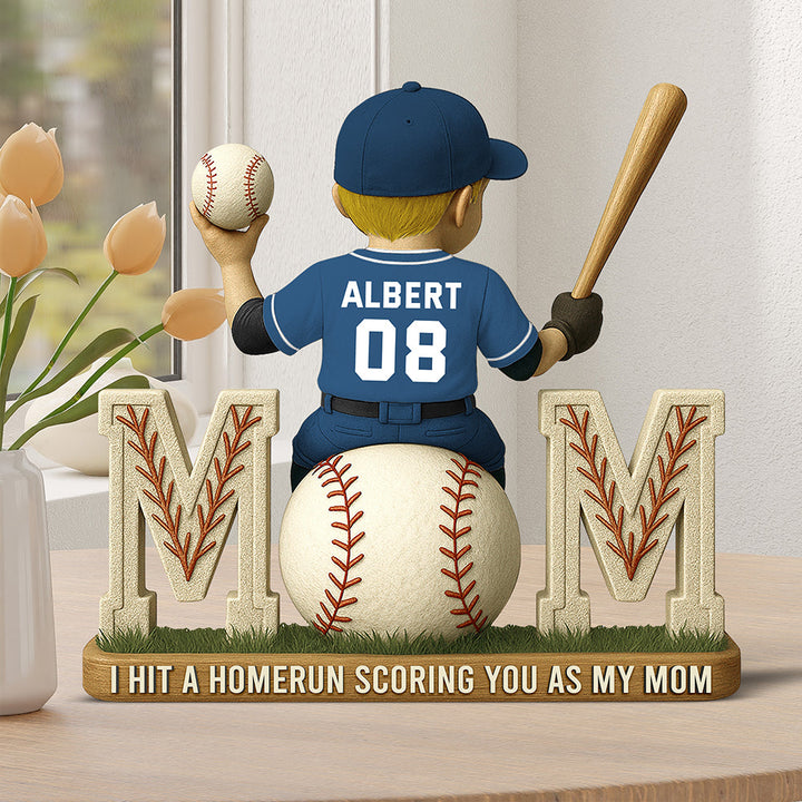 Baseball Mom Acrylic Plaque Gifts For Mom 04TGQN180425