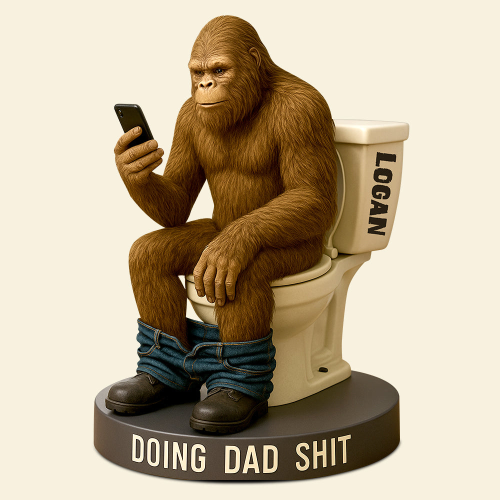 Big Foot Dad Doing Acrylic Plaque - Personalized Gifts For Dad 04ohdt070525