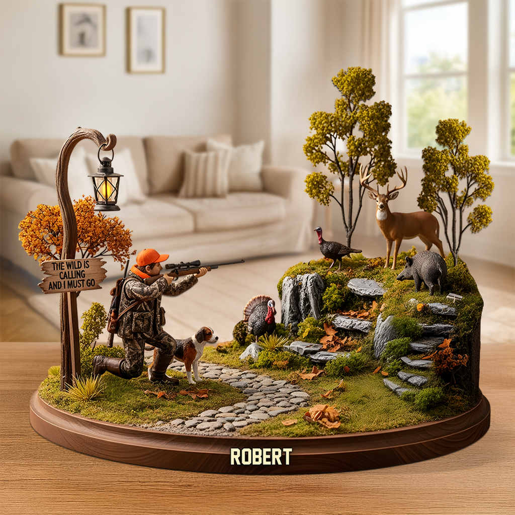 Hunting Acrylic Plaque - Personalized Gifts For Hunter 02TOPU040725