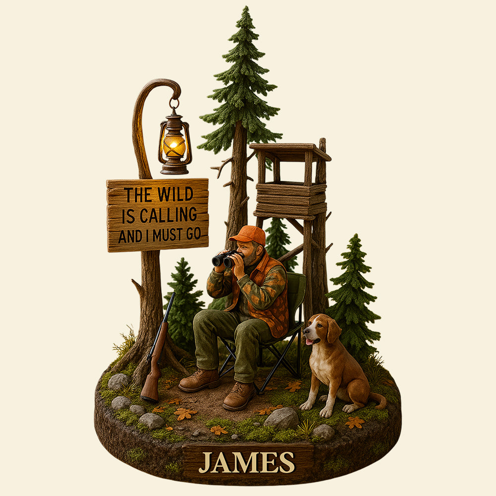 Hunting Acrylic Plaque - Personalized Gifts for Hunters 04TODT050725
