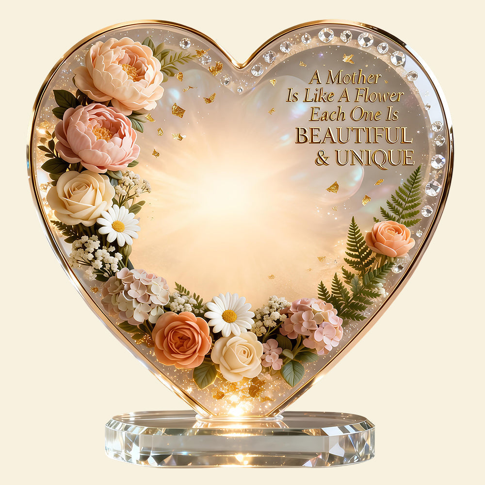 To My Beautiful Mom Acrylic Plaque - Custom Photo Gift For Mothers 04nadt270226