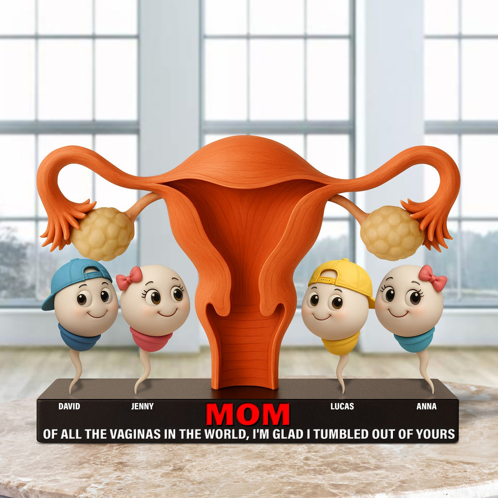 Funny Sperm Plaque Personalized Gifts For Mom 04ohtn240425