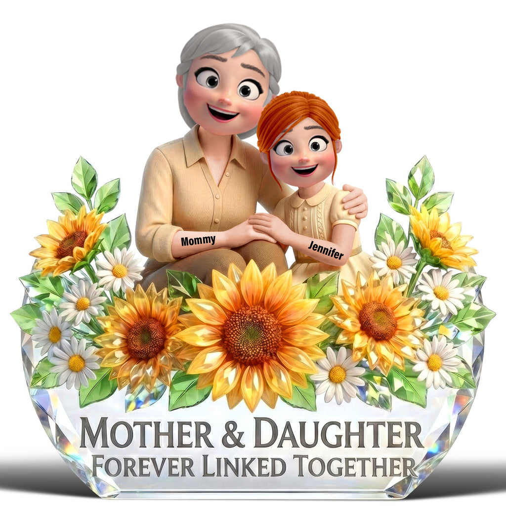 Mother And Daughter Acrylic Plaque - Personalized Gifts For Mothers 05toqn060226