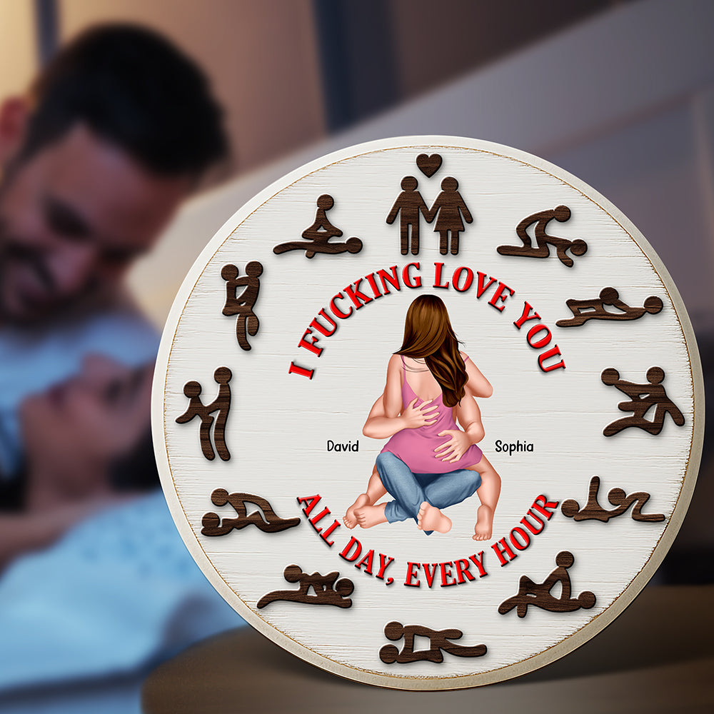 Naughty Couple Plaque - Personalized Gifts For Couple 05ohqn050525